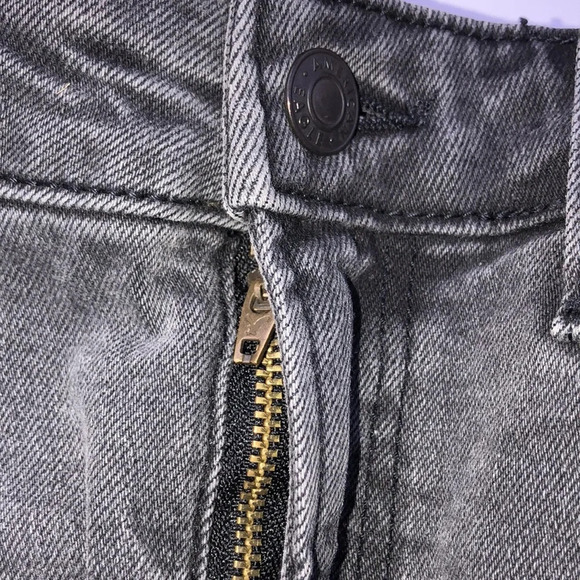 AMERICAN EAGLE size 000 regular black grey Mom jeans - Picture 10 of 10
